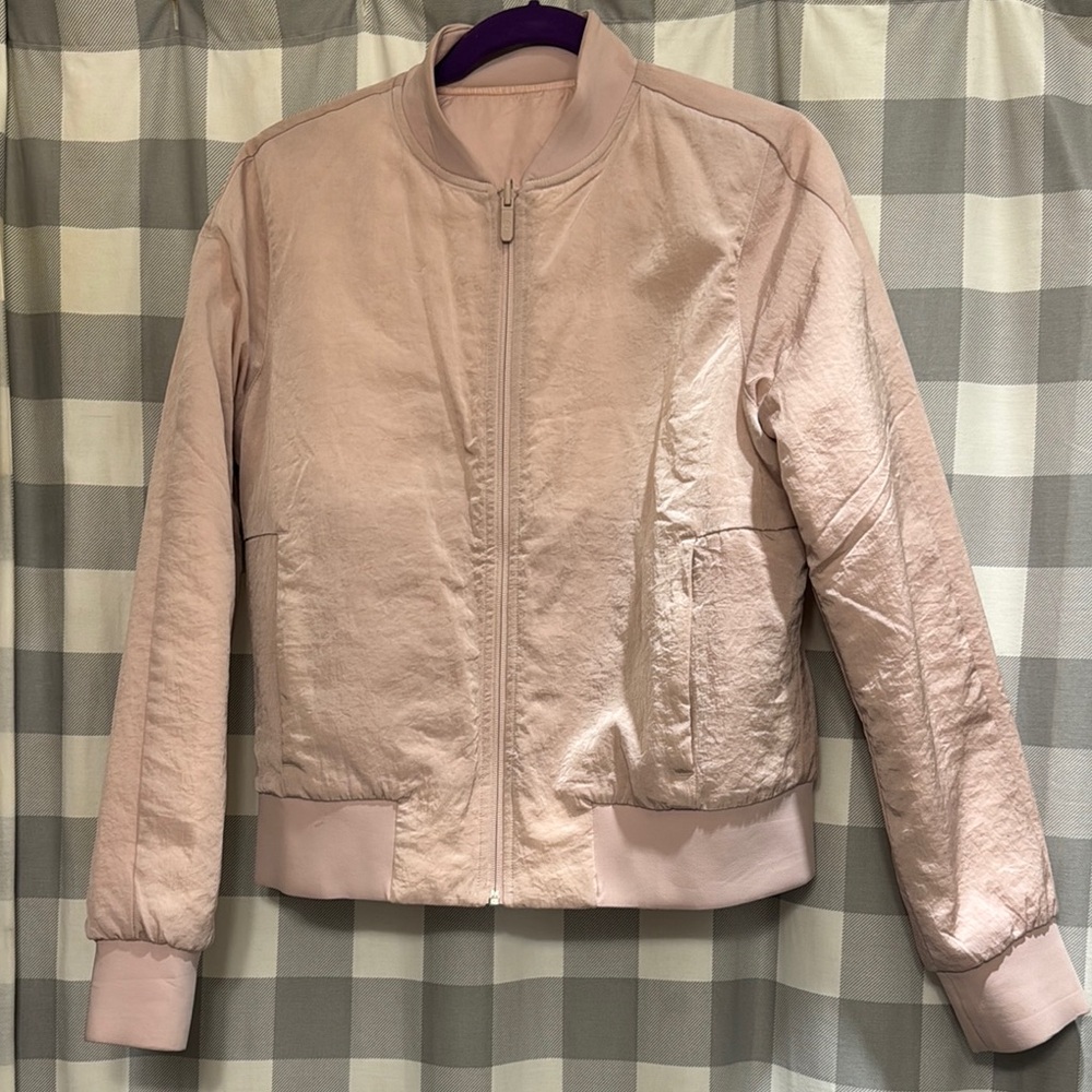 Lululemon Women's Pink Bomber Reversible Jacket